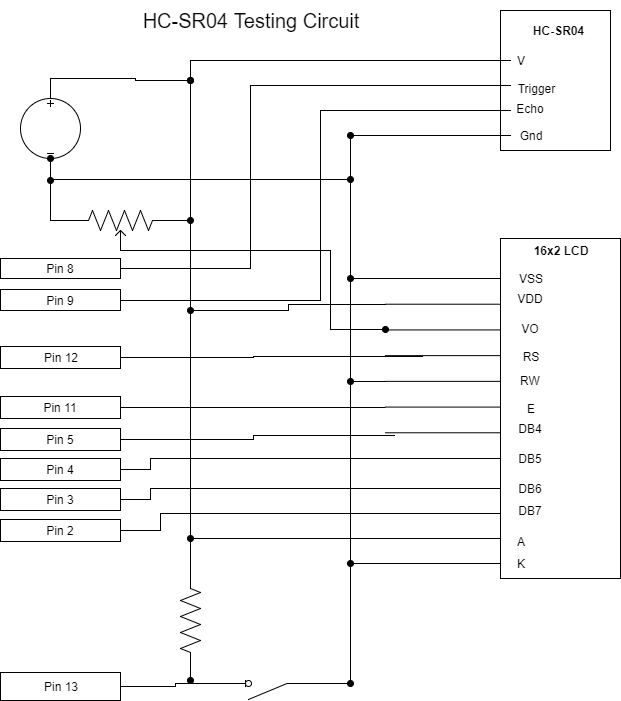Measuring Tool circuit