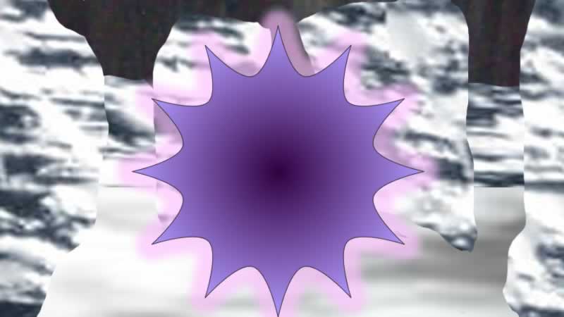 Cavern with teleporter in it