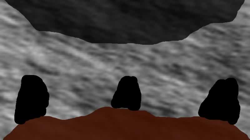 Cavern with three exits