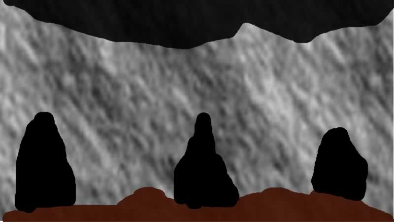 Cavern with three exits