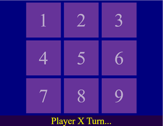 Tic-Tac-Toe game play icon