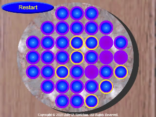 French Peg Solitiare